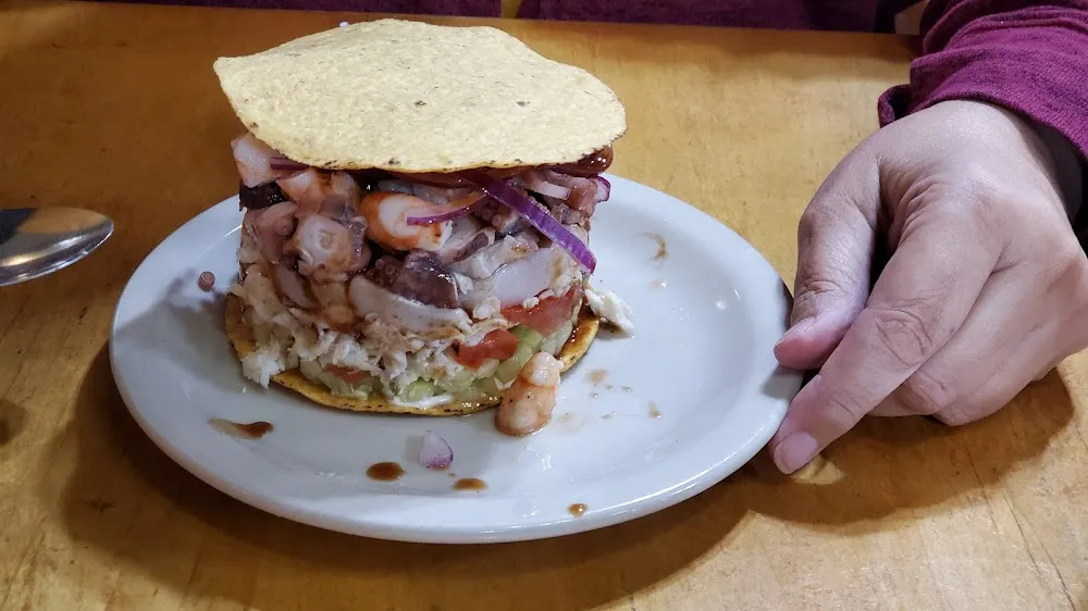 Seafood Tostada Mixta